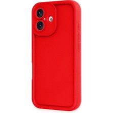 Royal Case iPhone 16 Kılıf Kenarları Yükseltili ve Yumuşak Dokulu Silikon Kapak Ryc/viera