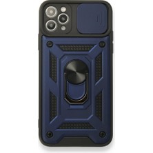 iPhone 11 Pro Kılıf Kamera Koruma Sürgülü Şık Pars Tank Sert Silikon Kapak