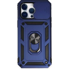 iPhone 14 Pro Max Kılıf Kamera Koruma Sürgülü Şık Pars Tank Sert Silikon Kapak