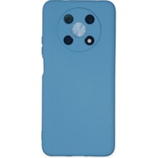 Techno Guru Huawei Nova Y90 Kılıf Içi Kadife Kaplı Nano Silikon Kapak - Mavi