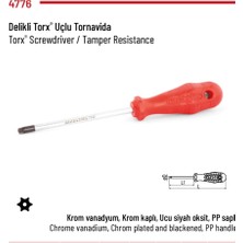 İzeltaş Delikli Torx Uçlu Tornavida T15