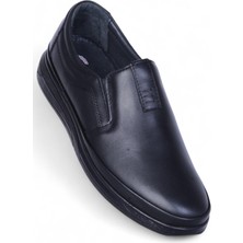 Berenni ME831 Siyah Kauçuk Deri Erkek Casual Ayakkabı