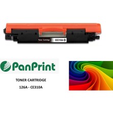 PanPrint Hp 126A-CE310A Siyah Muadil Toner