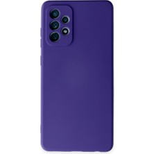 Royal Case Samsung Galaxy A72 Içi Kadife Kaplı Esnek Silikon Kapak Ryc/ Nano Lansman