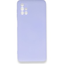 Royal Case Samsung Galaxy M51 Içi Kadife Kaplı Esnek Silikon Kapak Ryc/ Nano Lansman