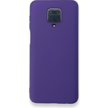 Techno Guru Redmi Note 9 Pro Kılıf Içi Kadife Kaplı Nano Silikon Kapak - Mor