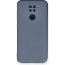Techno Guru Redmi Note 9 Kılıf Içi Kadife Kaplı Nano Silikon Kapak - Gri