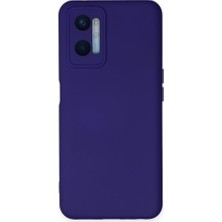 Techno Guru Oppo A96 Kılıf Içi Kadife Kaplı Nano Silikon Kapak - Mor