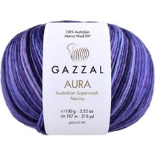 Gazzal Aura Saf Yün Örgü Ipliği 100 gr 169