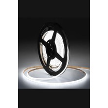 Demir Led 12V Cob Şerit LED 3mm 400 Ledli Ince Esnek Beyaz Cob LED IP20 (5 Metre)