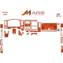 Mars Cockpit Design Isuzu Npr Serisi Konsol-Torpido Kaplama 2009 58 Parça Maun