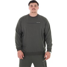 Maruf Shop Erkek Büyük Beden 154 Kiloya Kadar Uygun Bedenli 2 Iplik Bisiklet Yaka Eşofman Takımı