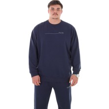 Maruf Shop Erkek Büyük Beden 154 Kiloya Kadar Uygun Bedenli 2 Iplik Bisiklet Yaka Eşofman Takımı