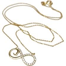 Genel Sonsuzluk Kolye 14 Ayar Altın Hd Videolu