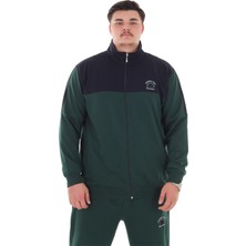 Maruf Shop Erkek Büyük Beden 154 Kiloya Kadar Uygun Bedenli 2 Iplik Dik Yaka Fermuarlı Eşofman Takımı