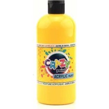 Nusrat Bilişim Crazy Akrilik Paint Sarı 550 gr 2702