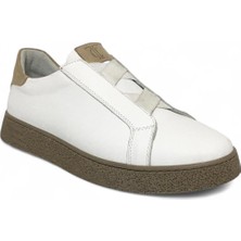 Taşpınar Ayakkabı Catelli %100 Deri Tam Ortopedik Yumuşak Iç Taban Erkek Kışlık Rahat Günlük Lastikli Sneaker Ayakkabı 40-44