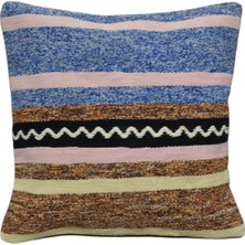 Zehra Abla Halı Yeni El Dokuma Dekoratif Kilim Kırlent Yastık Kılıfı 6460
