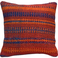 Zehra Abla Halı Yeni El Dokuma Dekoratif Kilim Kırlent Yastık Kılıfı 6453