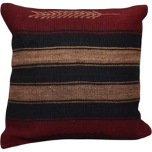 Zehra Abla Halı Yeni El Dokuma Dekoratif Kilim Kırlent Yastık Kılıfı 6471