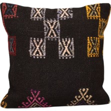 Kilim Antik El Dokuma Kilim Kırlent Yastık Kılıfı 0207 - Yeni - Çok Renkli