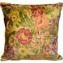 Kilim Antik Kadife Kilim Kırlent Yastık Kılıfı 0204 - Yeni - Çok Renkli