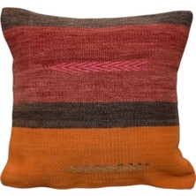 Kilim Antik El Dokuma Kilim Kırlent Yastık Kılıfı 0212 - Yeni - Çok Renkli