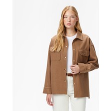 Nautica Kadın Kahverengi Regular Fit Gömlek 47W507T.2WN