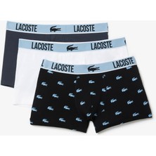 Lacoste Erkek 3'lü Renkli Boxer 5H5152 Shq