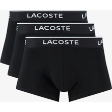 Lacoste Erkek 3'lü Siyah Boxer 5H2501 031