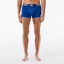 Lacoste Erkek 3'lü Renkli Boxer 5H3321 Iln