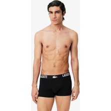 Lacoste Erkek 3'lü Renkli Boxer 5H2393 Tr2