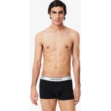 Lacoste Erkek 3'lü Siyah Boxer5H2392031