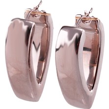 Masaliko Lui S 3 Kalp Şarnel Gümüş Küpe MS3721, 925 Ayar Kadın Gümüş Küpe, Ithal Ürün, Altın Kaplama