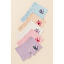 Katia & Bony Kız Çocuk 5'li Kedi Desenli Boxer