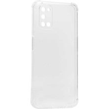 Zore Oppo A52 Kılıf Senk Kamera Korumalı Nitro Anti Shock Silikon-Renksiz