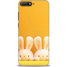 Kılıf Evreni Huawei Y6 2018 Kılıf Hd Baskılı Kılıf + Nano Tam Kaplayan Ekran Koruyucu 78
