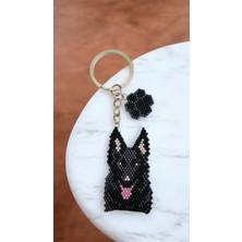 Seard Miyuki Boncuk El Yapımı Köpek ve Pati 3 Anahtarlık/çanta Süsü