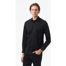 Nautica Erkek Siyah Slim Fit Gömlek W57430T.0TB