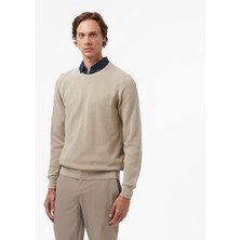Nautica Erkek Bej Classic Fit Kazak S57200T.2AU
