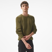 Nautica Erkek Haki Regular Fit Kazak S47115T.3C7