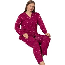 Bipamuk Lusso Milano Nefes Alan Kumaş Büyük Beden Kadın Pijama Takımı 3xl/6xl