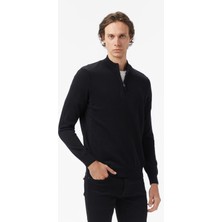 Nautica Erkek Siyah Classic Fit Kazak S57104T.0TB