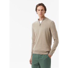 Nautica Erkek Bej Classic Fit Kazak S57104T.1FS