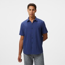 Nautica Erkek Lacivert Classic Fit Gömlek W55412T.4NV