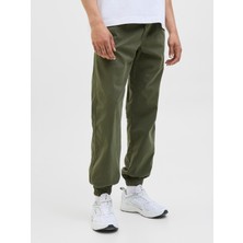 Jack & Jones Jack Jones Erkek Jogger Paçası Ribanalı Pantolon 12278949