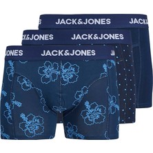 Jack & Jones Anthony Print Erkek 3'lü Boxer (12298171-PBL)