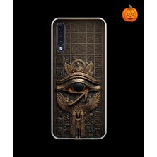 Dali Design Samsung Galaxy A70 Uyumlu Şeffaf Kılıf Antik Mısır 2 Tasarımlı