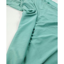 Kumaş Parça Açık Yeşil Renkte Denye Jarse (En 160 cm x Boy 270 Cm)