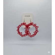 Kanem3D Kalpli Halka Küpeler